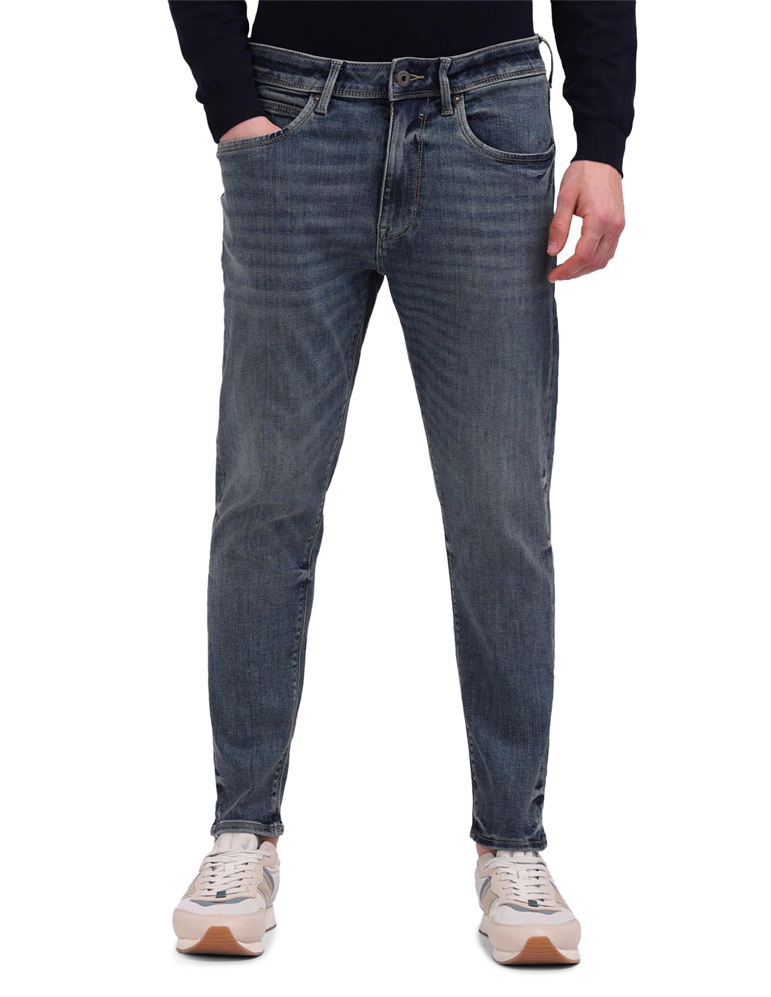 flying machine Men's Slim Fit Jeans| Solid | Mid Rise | Stretchable | Jeans for Man-picture-25