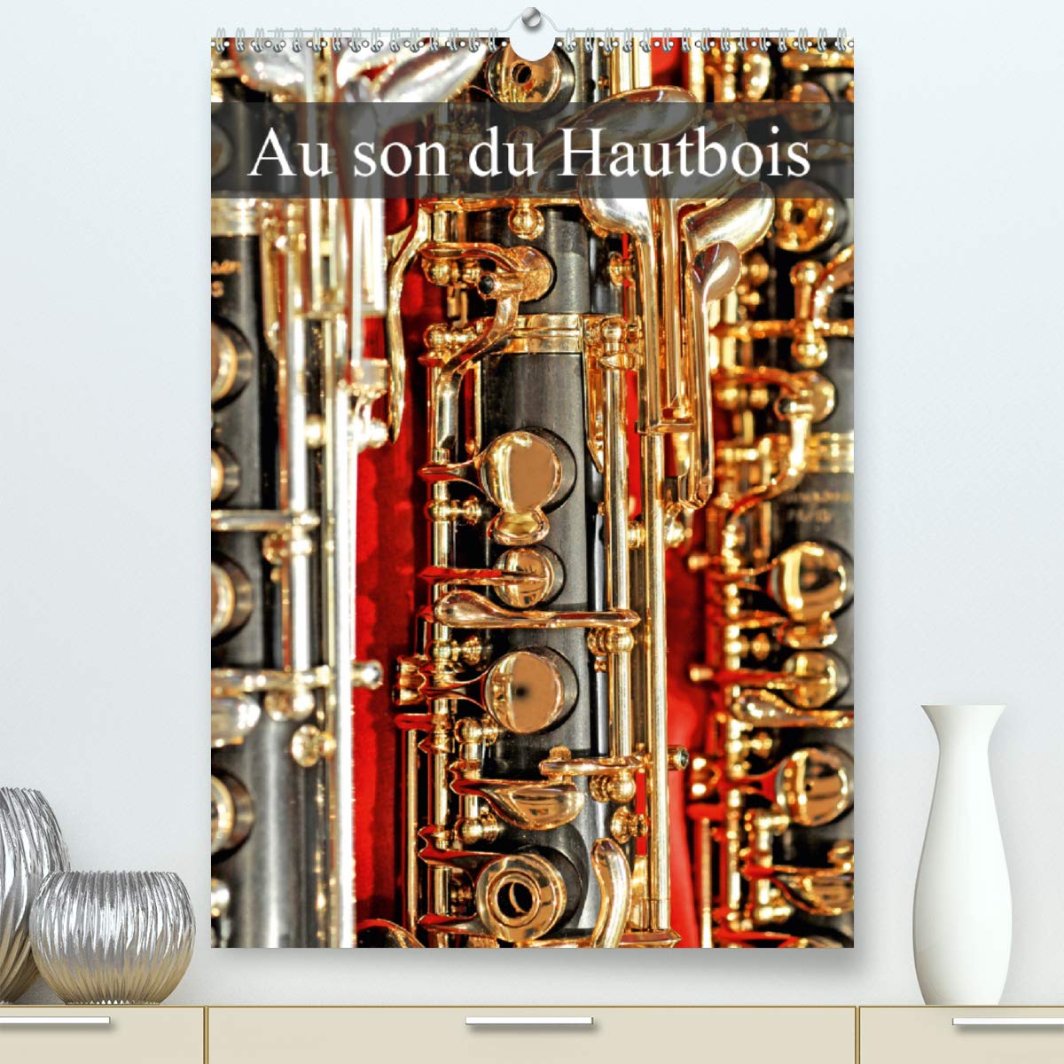 Manufacture de hautbois calendrier premium au format géant DIN A2 impression papier brillant art