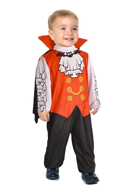 Vampiro Pequeño Disfraz Mono Baby (Talla 2-3 años) con Capa