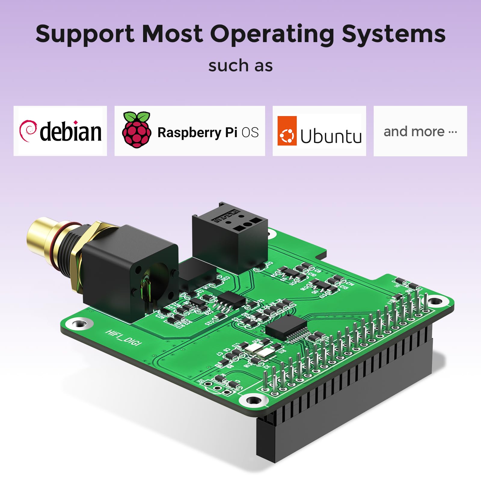 InnoMaker Digi One Hat for Entire Raspberry Pi Serie, S/PDIF