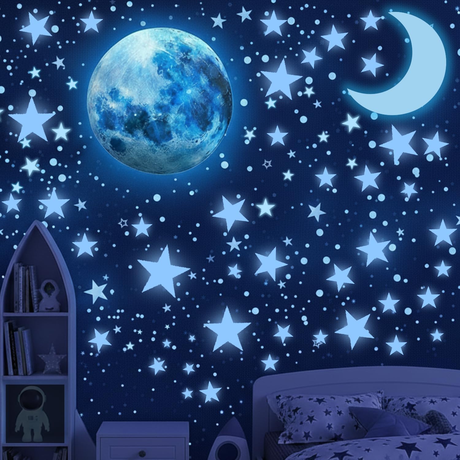 Glow Star Ceiling Stickers