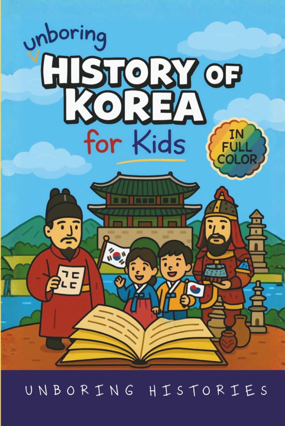 Unboring History of Korea for Kids: Funny, Interesting, Concise Guide to the Three Kingdoms, Joseon Dynasty, and K-Pop You Won’t Believe Are True (A ... Full Colored Pictures, Videos, & Activities)