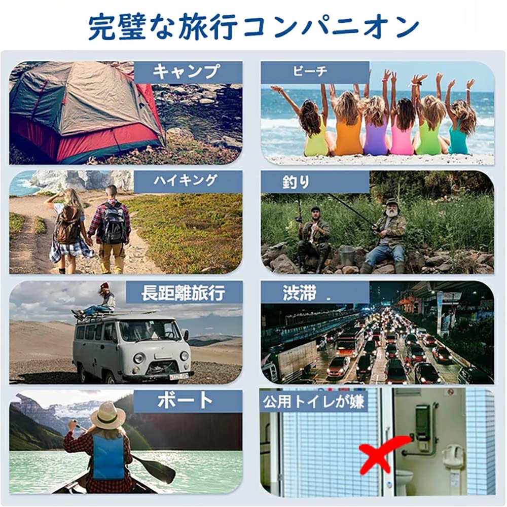 Amazon.co.jp: 携帯トイレ 簡易トイレセット キャンプ トイレ 便座 