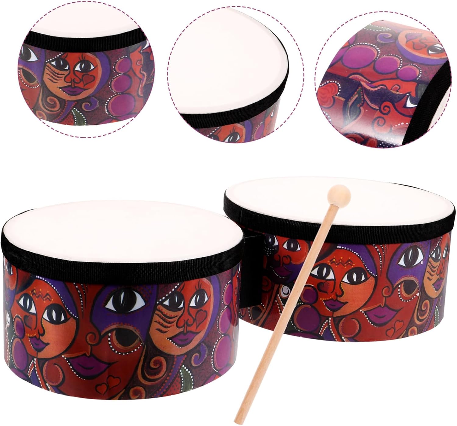 BESTonZON 1 Set Drum Percussion Instruments for Musical Instruments for Adults Bongos Kid Drum Drums for Age 8-12 Drums for Bongos for Bongos Drums 8 71oPpNwwb7L. AC SL1500