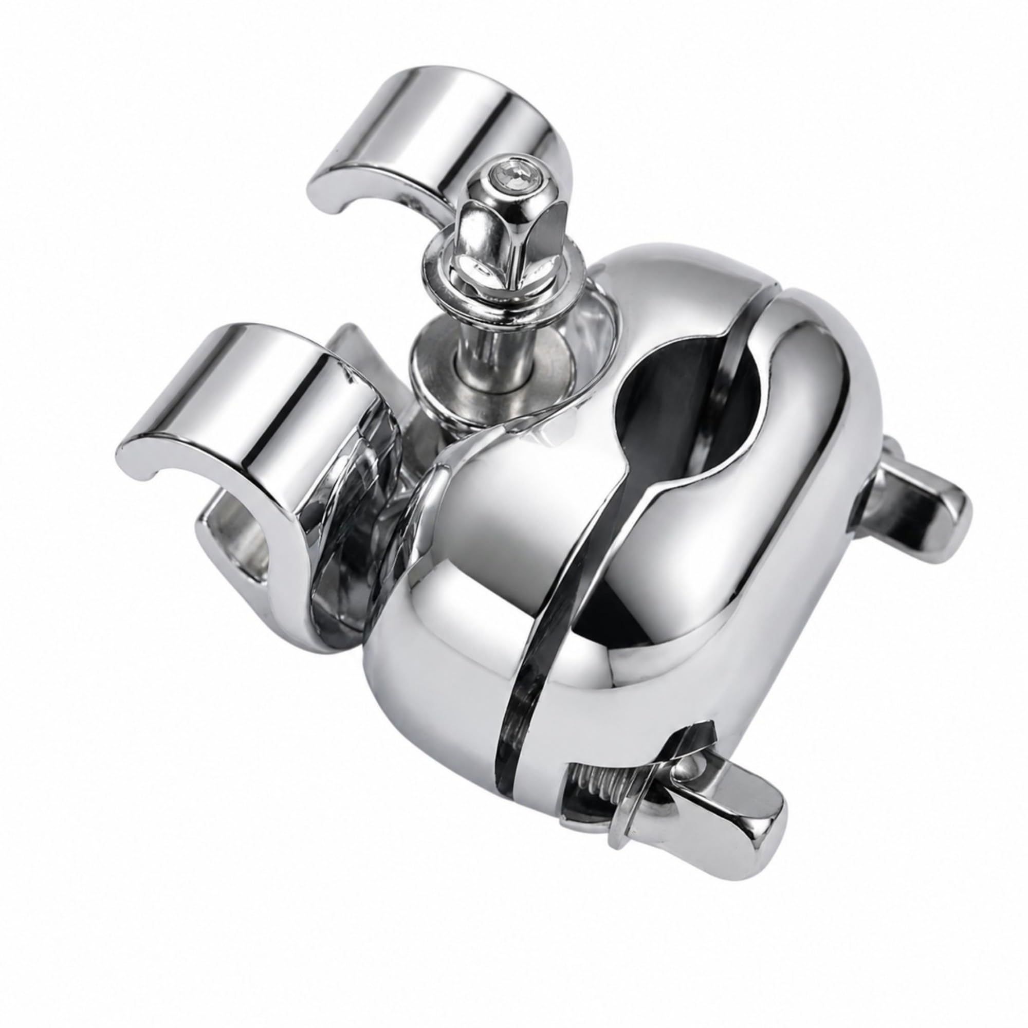 Support de fixation, pince de cerceau de caisse claire pour Cowbell, jam block, tambourine, splash, cymbale