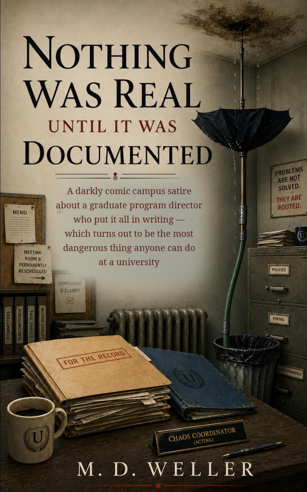 Nothing Was Real Until It Was Documented: A Darkly Comic Campus Satire About A Graduate Program Director Who Put It All In Writing — The Most Dangerous Thing Anyone Can Do At A University