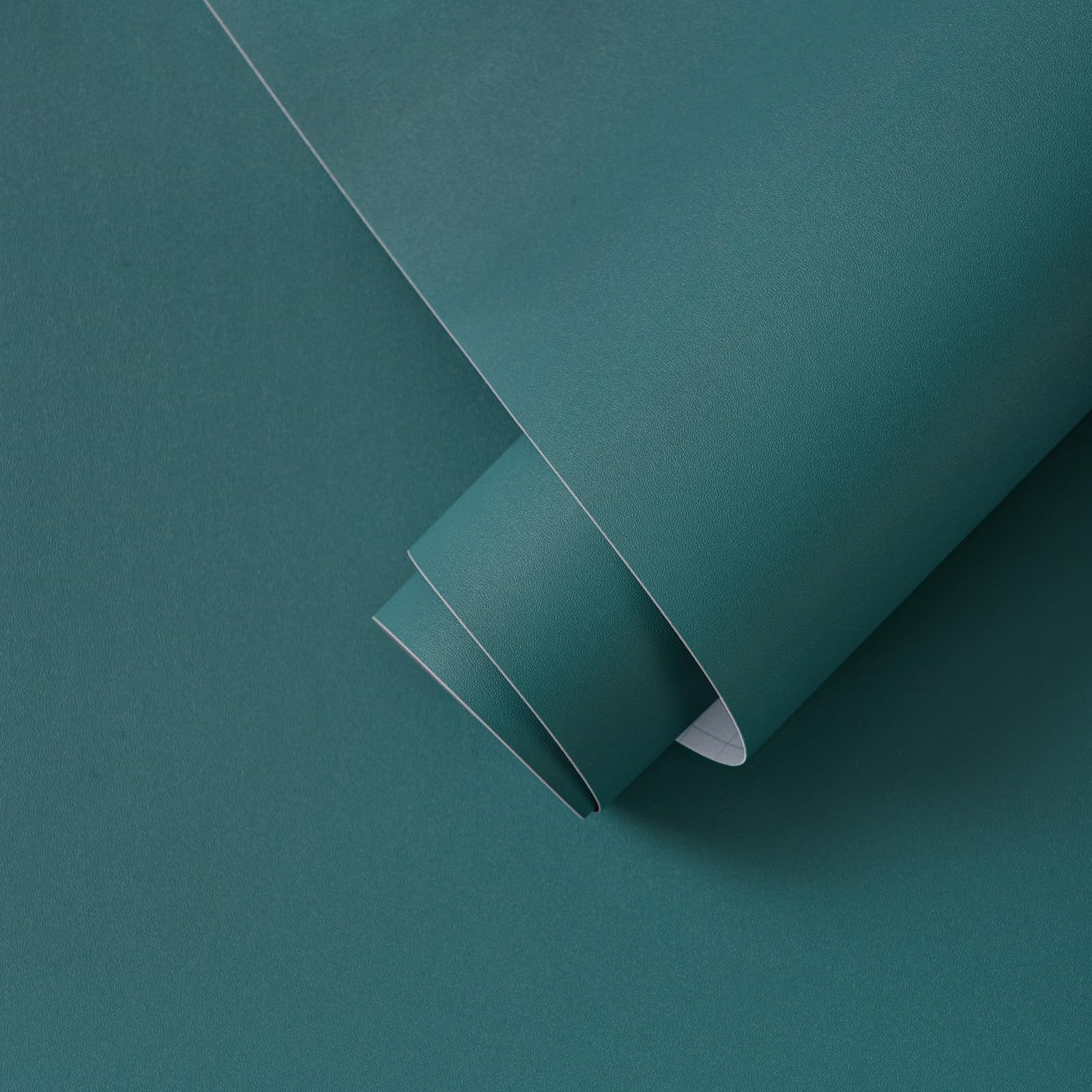 Yomshi Matte Cyan Tapete Selbstklebende Möbelfolie Küche 40 x 300 cm Klebefolie Möbel Verdickt Wasserfeste Ablösbare Vinylfolie für Küchenarbeitsplatte Schrank Wohnzimmer