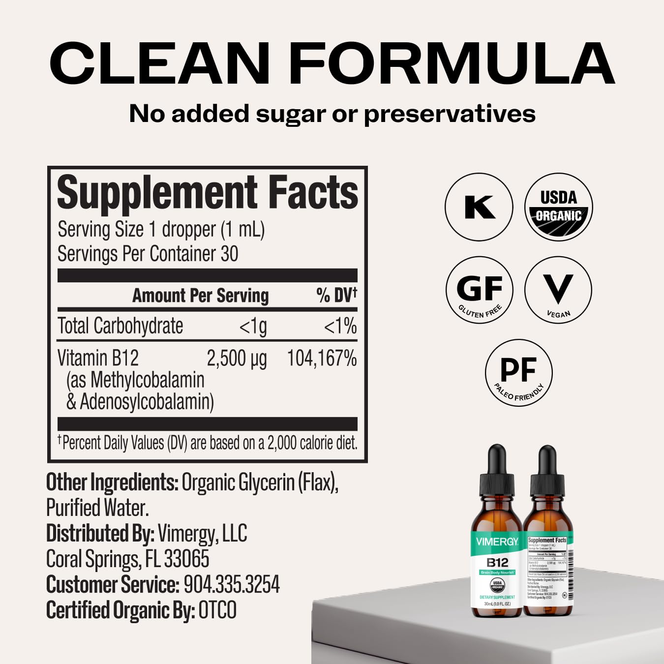Brain Body Nourish*, Clinical Strength B12 2500mcg, 7X Action, 1 Mo Supply — Amazon image 5