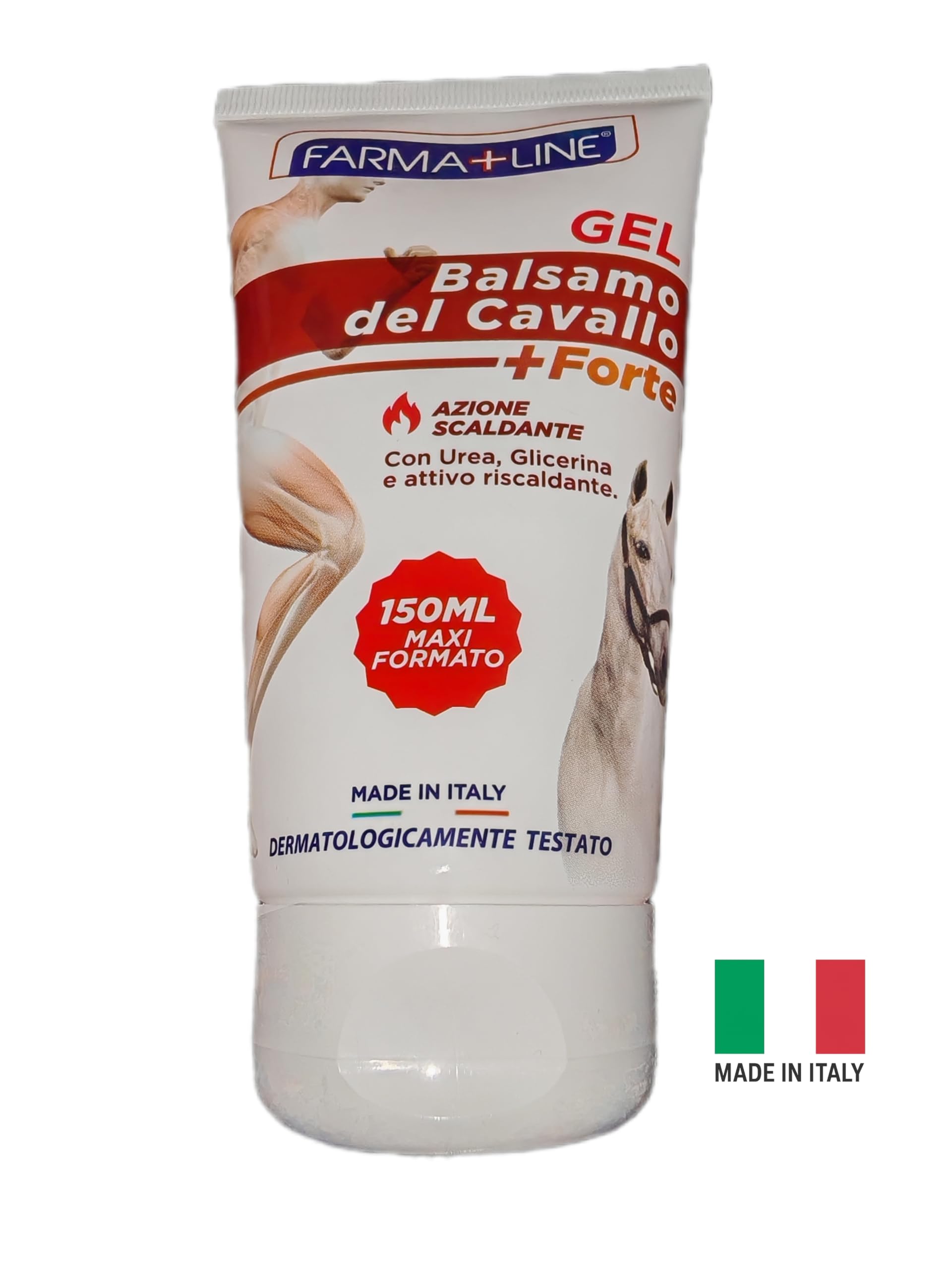 BALSAMO DEL CAVALLO FARMA+LINE BALSAMO DEL CAVALLO AZIONE SCALDANTE FORTE CON UREA GLICERINA E ATTIVO RISCALDANTE 150 ML