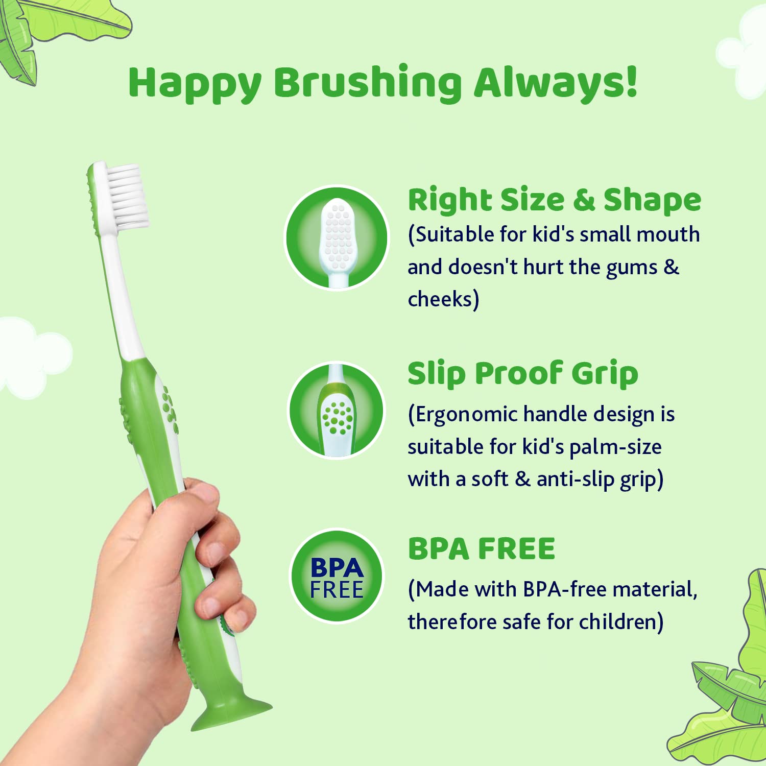 Chicco Toothbrush Green 3Y-8Y 3