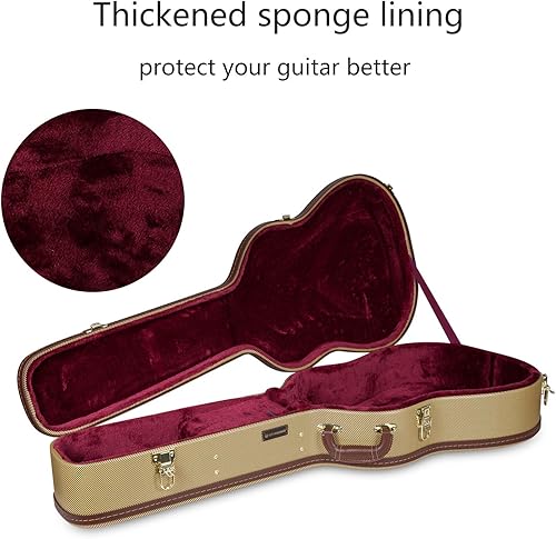 Miniatura 2 de Crossrock - Estuche de madera para guitarra acústica clásica con cuerdas de nailon tamaño 44