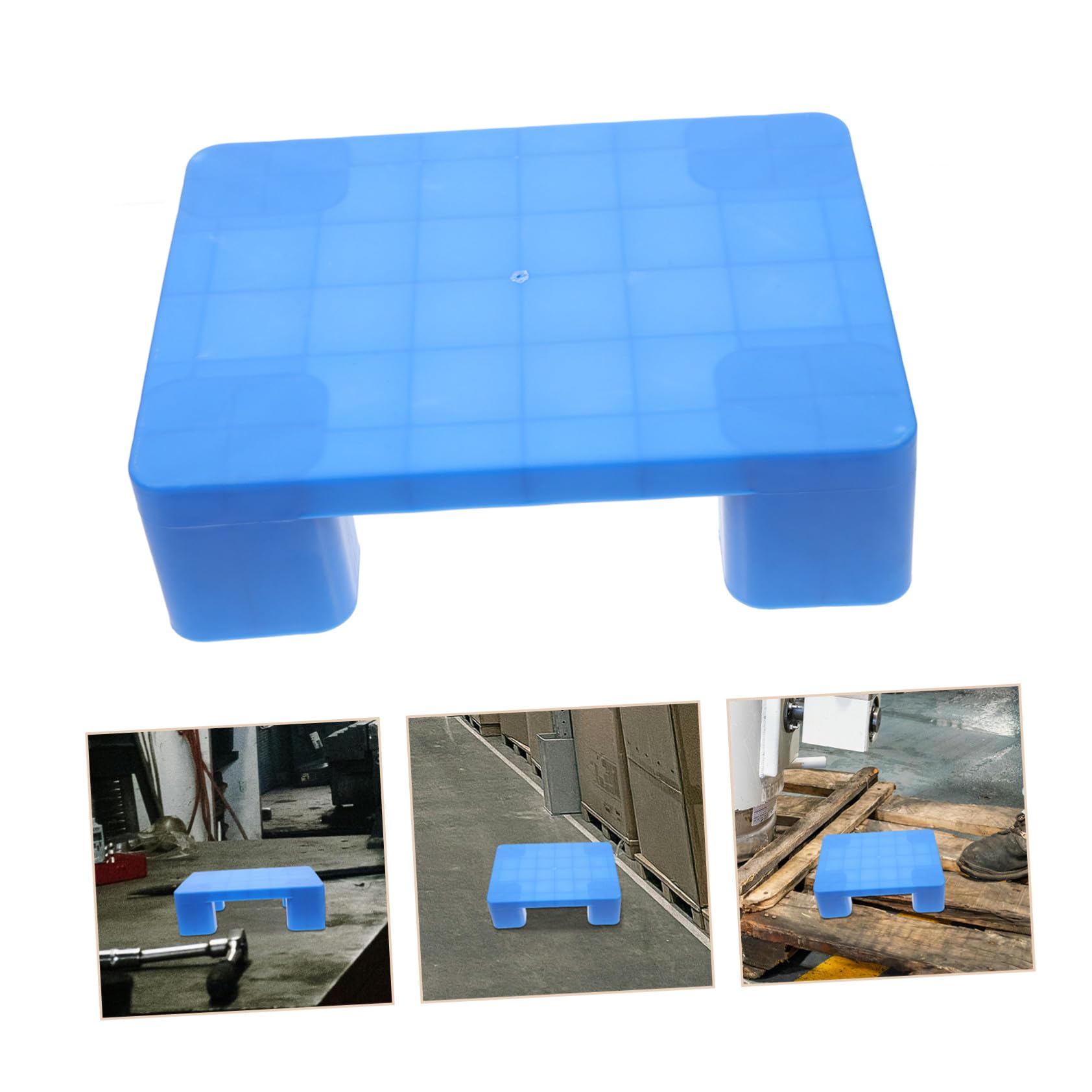 iplusmile Palette Plastique Abs Robuste et Résistante pour Stockage Industriel, Capacité Élevée, Stable et Ventilée, pour Entrepôt et Garage, Usage Industriel
