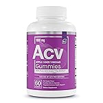 Essential Elements Apple Cider Vinegar Gummies from The Mother - Naturally-Sourced, Vegan ACV with Folic Acid and Vitamin B6 & B12 60 Count