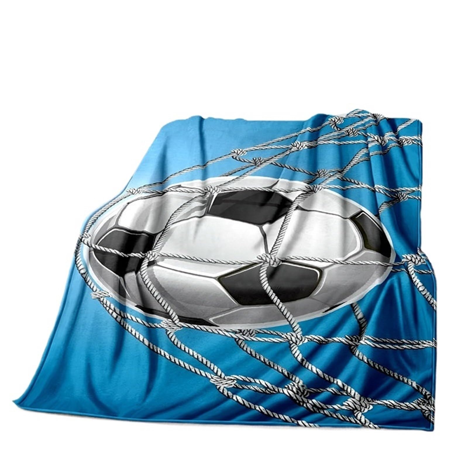 WSQHAO Football Soft Plush Blanket, Throw For Living Room Bedroom Bed Sofa Picnic Cover for Bed Couch(Color2)