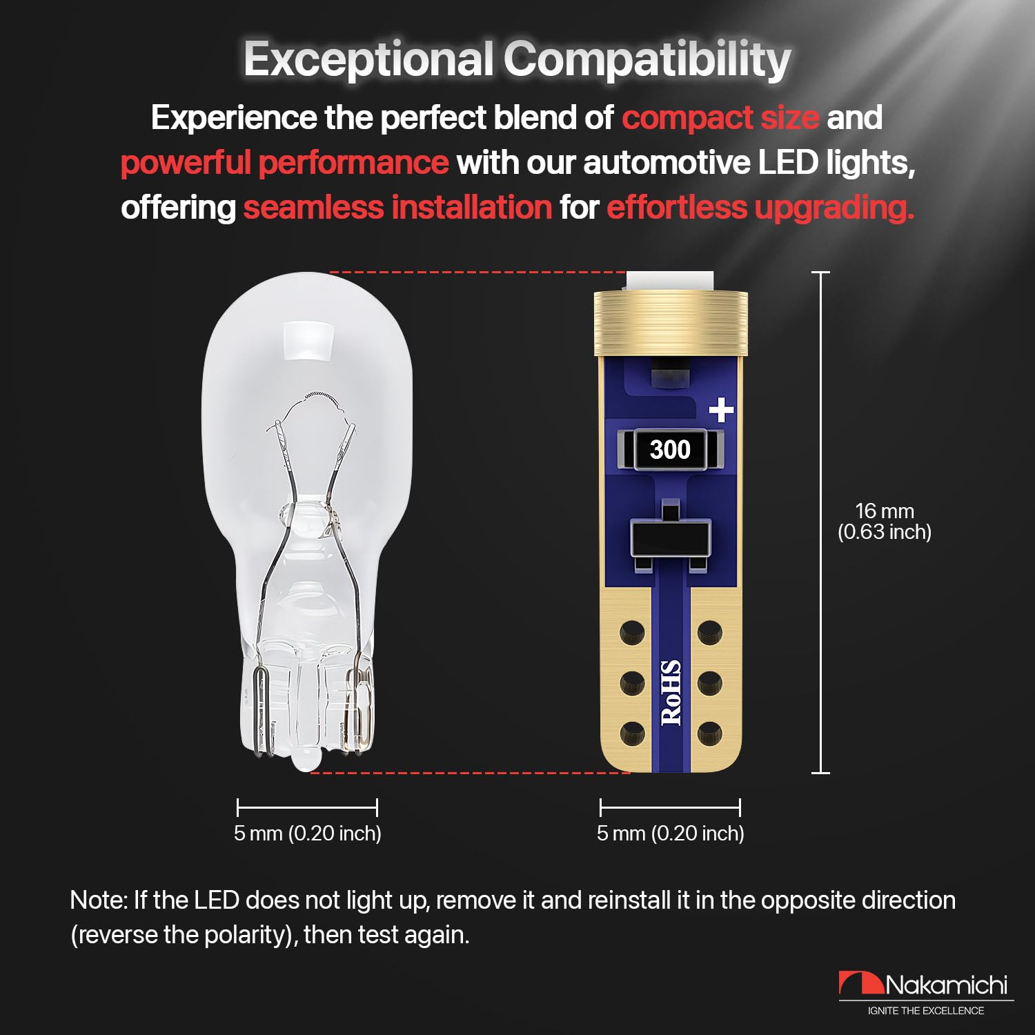 Nakamichi Lampadine LED T5 W2W 37 74 2721 per presa PC74 PC37, ultra luminose, 12V Chip SMD 2016 per indicatori di cruscotto, pannello di strumenti interni auto (blu ghiaccio, confezione da 12)