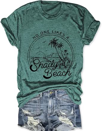 Women's Just Breathe Dandelion Graphic T-Shirt – Soft, Casual, Short Sleeve Top (Blue, Small) - View #8