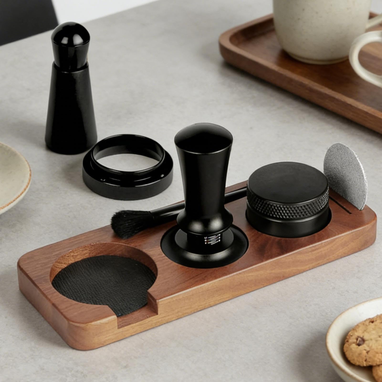 Zestaw do ubijania kawy espresso 58mm Akcesoria do ubijania kawy | Ubijak do mielonej kawy espresso Do kawiarni, biura, na blat kuchenny, użytku domowego, w kuchni, zastosowań komercyjnych i