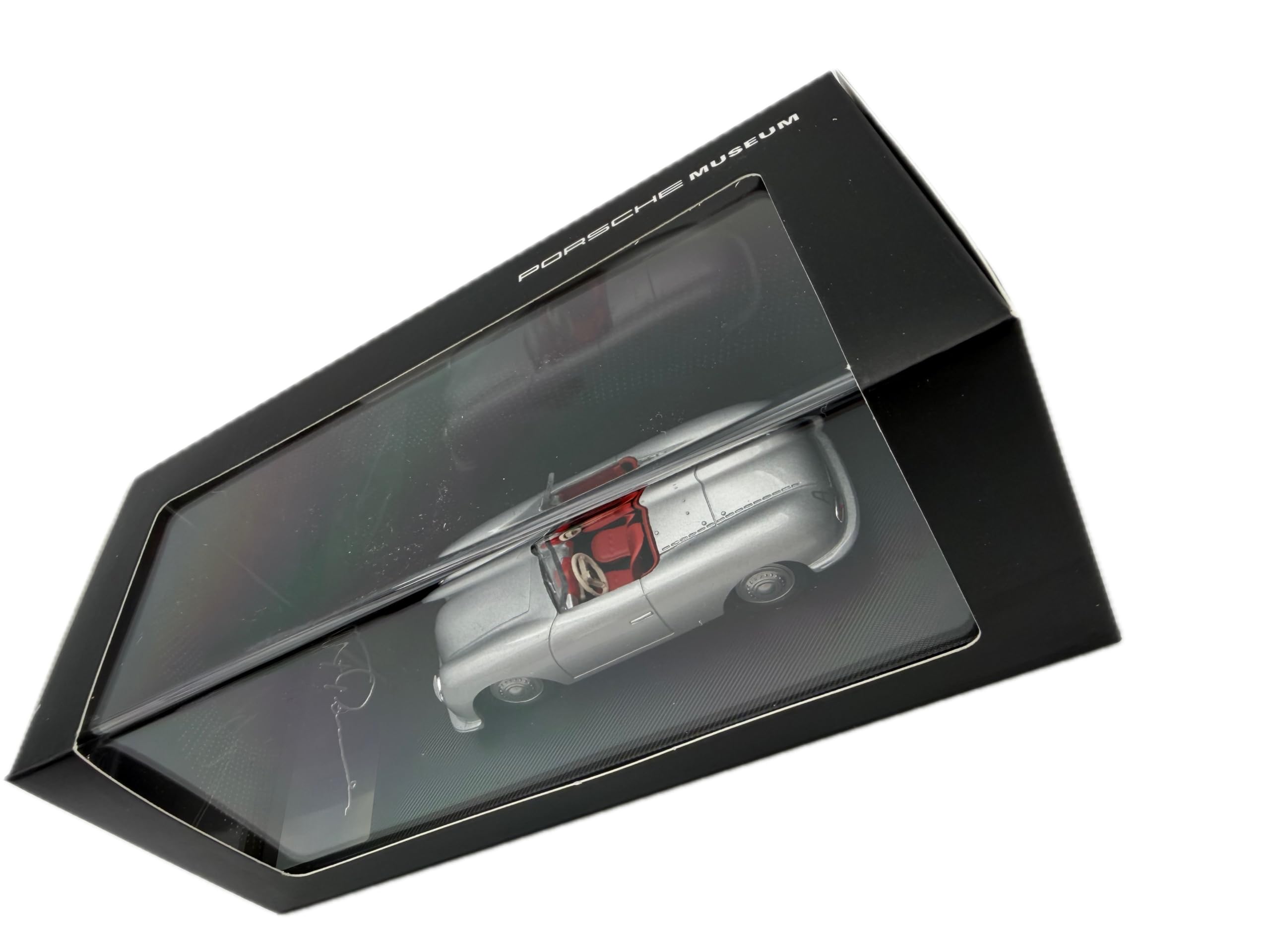 Porsche 356 (Nr. 1) Modellauto 1:43, Silber - Detailgetreues Sammlermodell I GT Marketing I Miniatur Fahrzeug (Museum Edition)