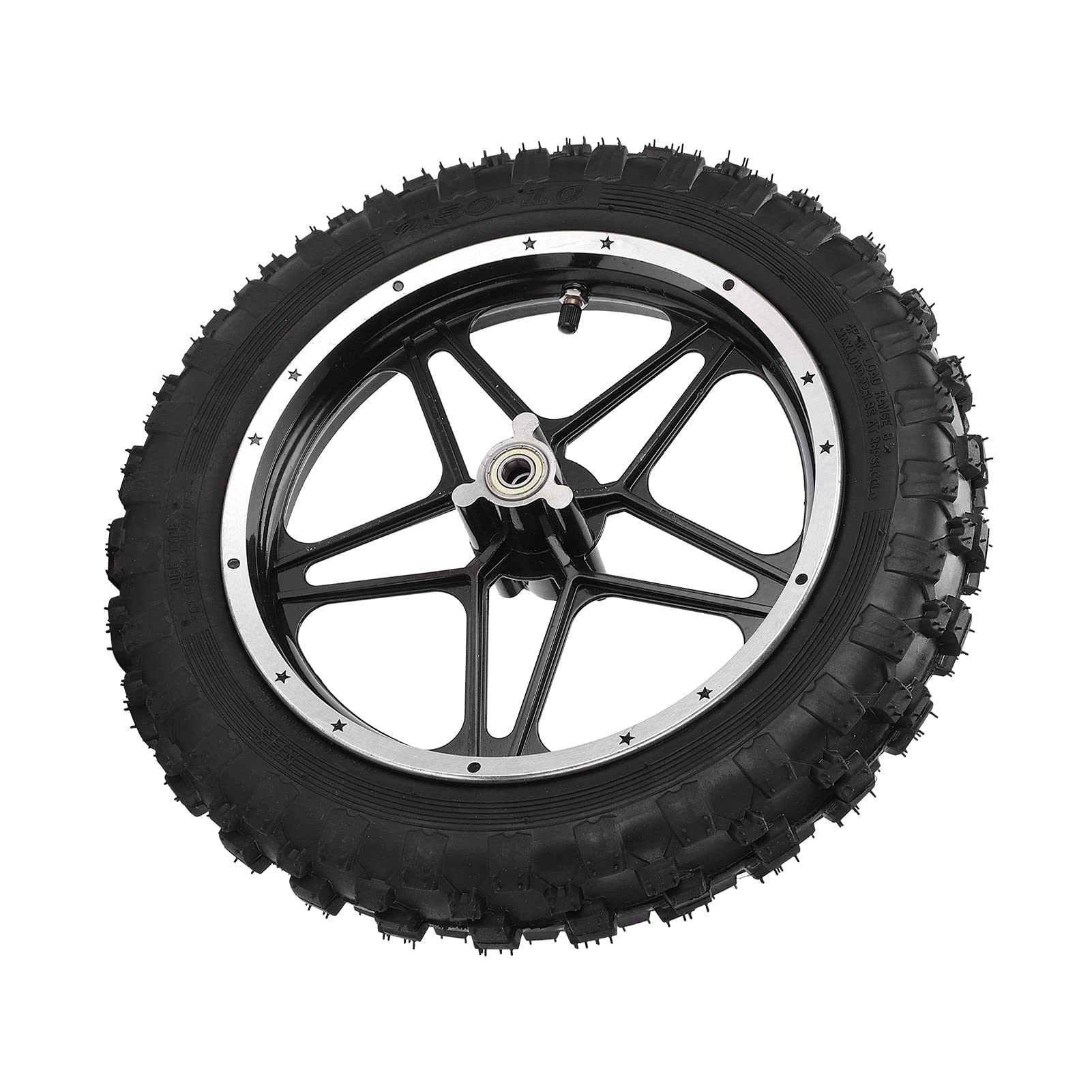 Wymienna gumowa opona przedniego koła, wysokiej jakości metalowa obręcz, antypoślizgowa konstrukcja, wzmocniona komora powietrzna, łatwa instalacja do mini motocykla cross a