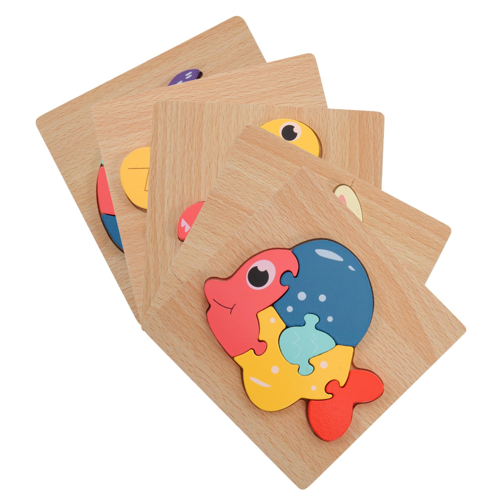 Puzzle éducatif en bois pour tout-petits pour occuper bébé intelligemment - 8