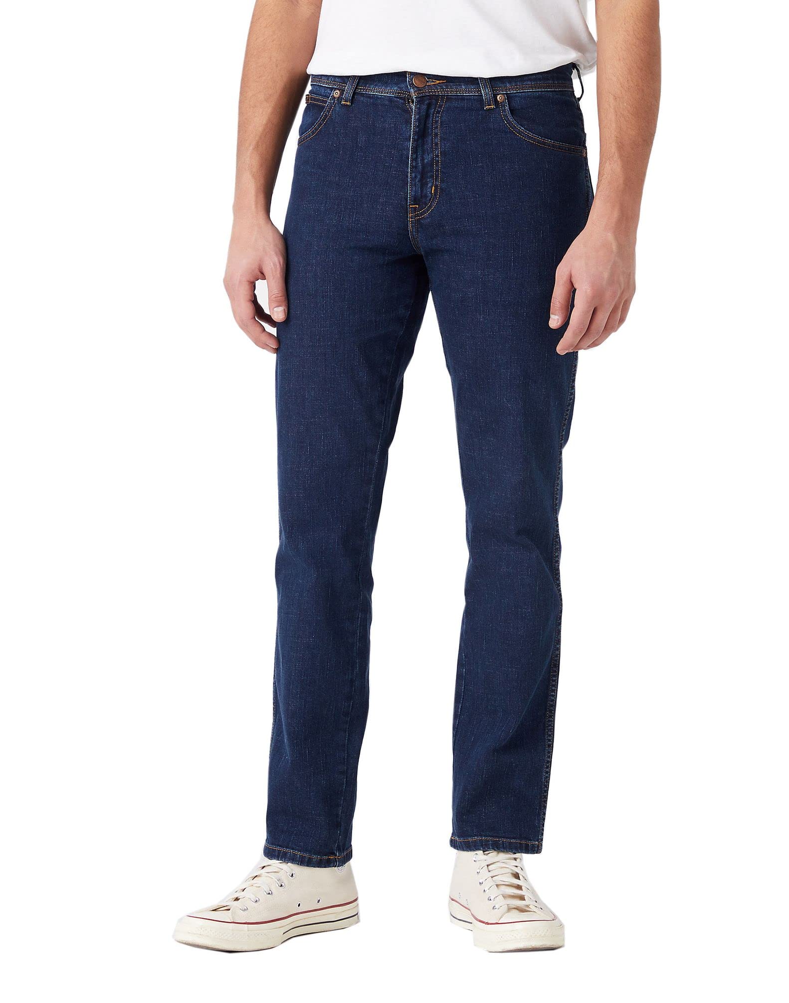 Wrangler Men's Texas Slim Jeans, Blue (Cross Game 11u), 46W / 32L