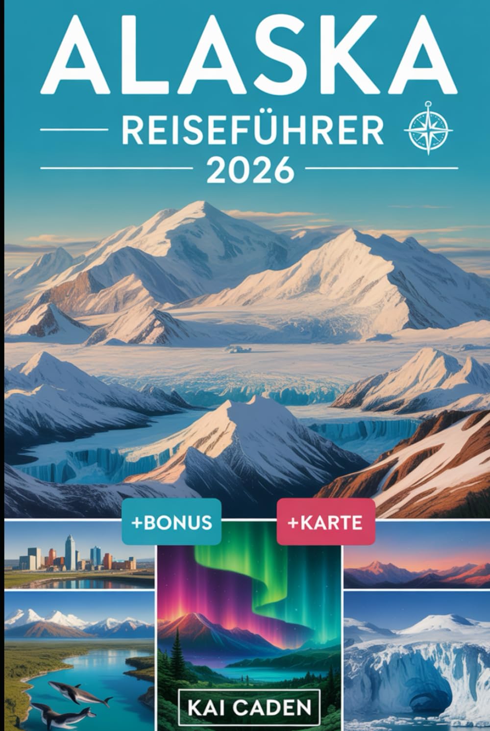 Alaska Reiseführer 2026: Erkunden Sie Anchorage, den Denali-Nationalpark, die Kenai-Fjorde, Juneau, Fairbanks, Gletscher, Wildtierabenteuer und ... größten Bundesstaat der Vereinigten Staaten
