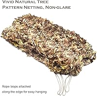 Vista 7 de Red de Camuflaje Red de Camuflaje 6.5ft×10ft, 10ft×10ft, 20ft×20ft, con Respaldo de Malla, Redes para Puesto de Caza, Toldo Parasol, Red de Lona