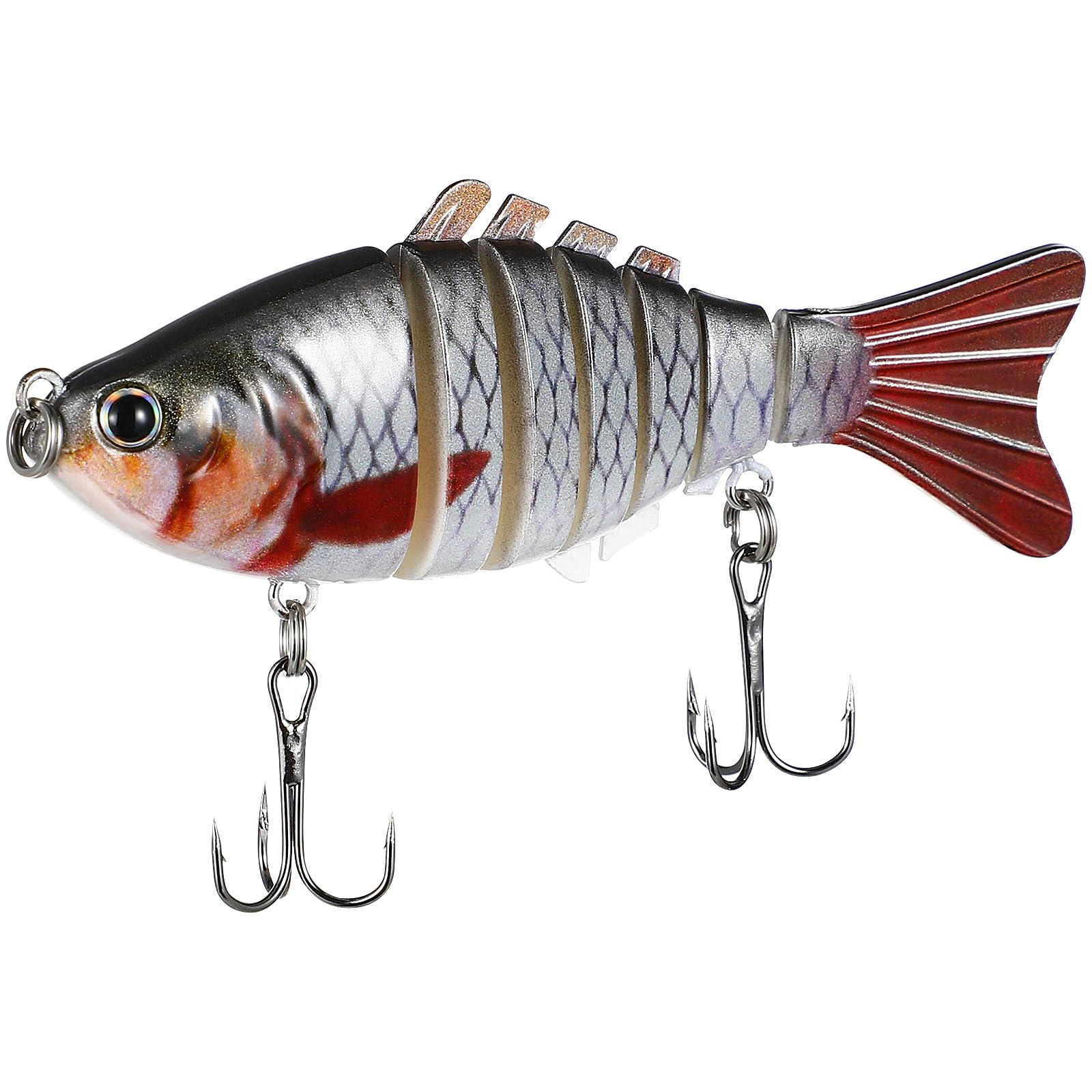 Toddmomy 10pcs Soft Plastic Worm Fishing Lures - Slow Sinking Bait For Bass Trout, Freshwater & Saltwater - View #7