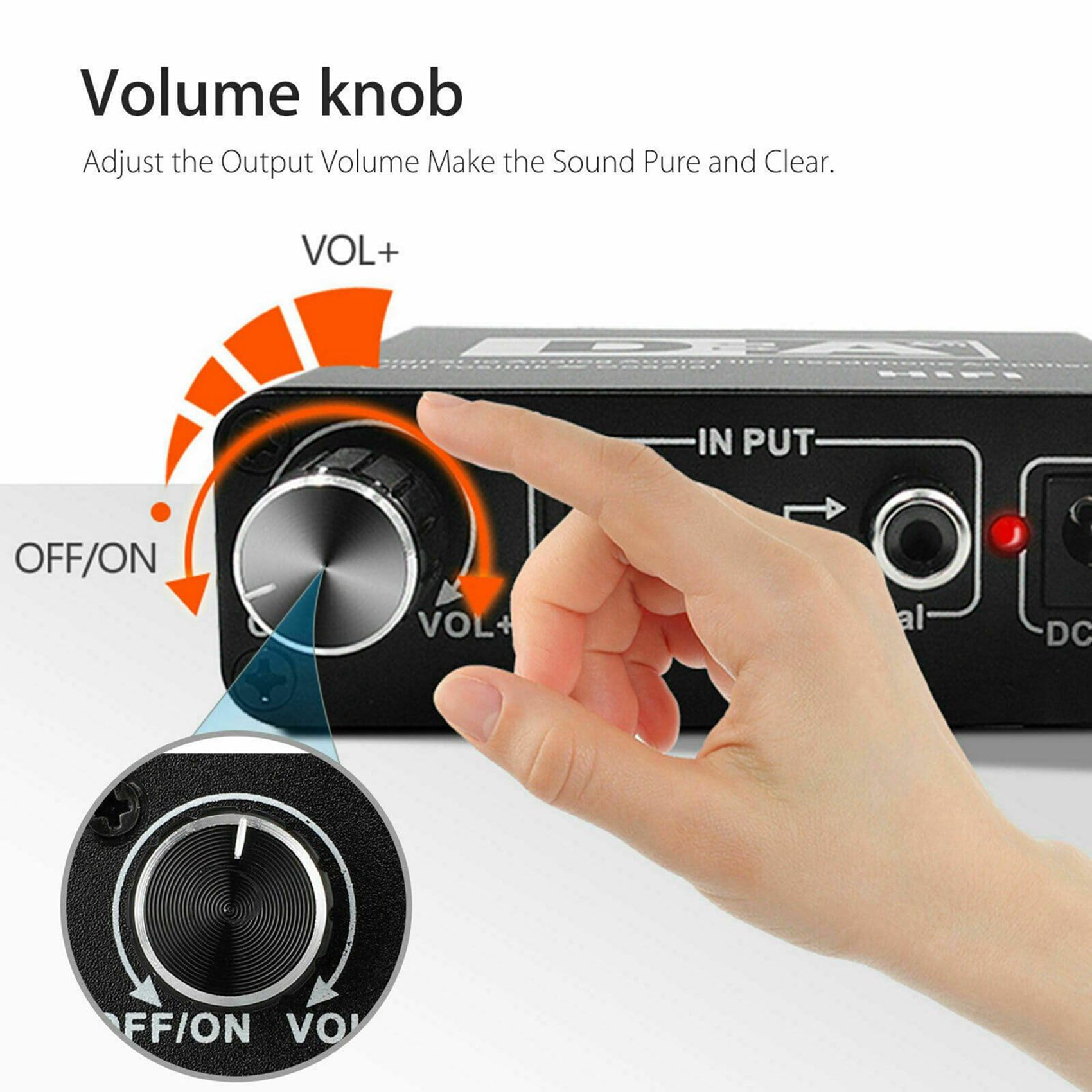 ISTOVO 5X Convertisseur Toslink Optique Coaxial Numérique de 192KHz vers Convertisseur Audio Analogique HiFi de 3,5 mm avec Spdif