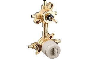 M-CORE Mixing Valve with 3 or 6-Function with Integrated Transfer Valve and PEX Connections