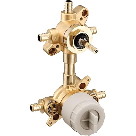 M-CORE Mixing Valve with 3 or 6-Function with Integrated Transfer Valve and PEX Connections
