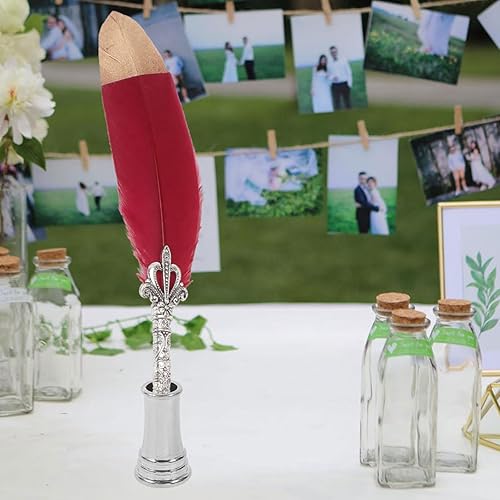 Miniatura 4 de LUOZZY 3 unids Soporte de bolígrafo individual para escritorio Base de bolígrafo de metal de cobre Soporte para bolígrafo para oficina en casa