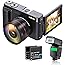 ZORNIK Digital Camera,Ultra HD 44MP Video Camera,with Ultra-High-Definition Wide-Angle Lens 16X Digital Zoom,External Flash L