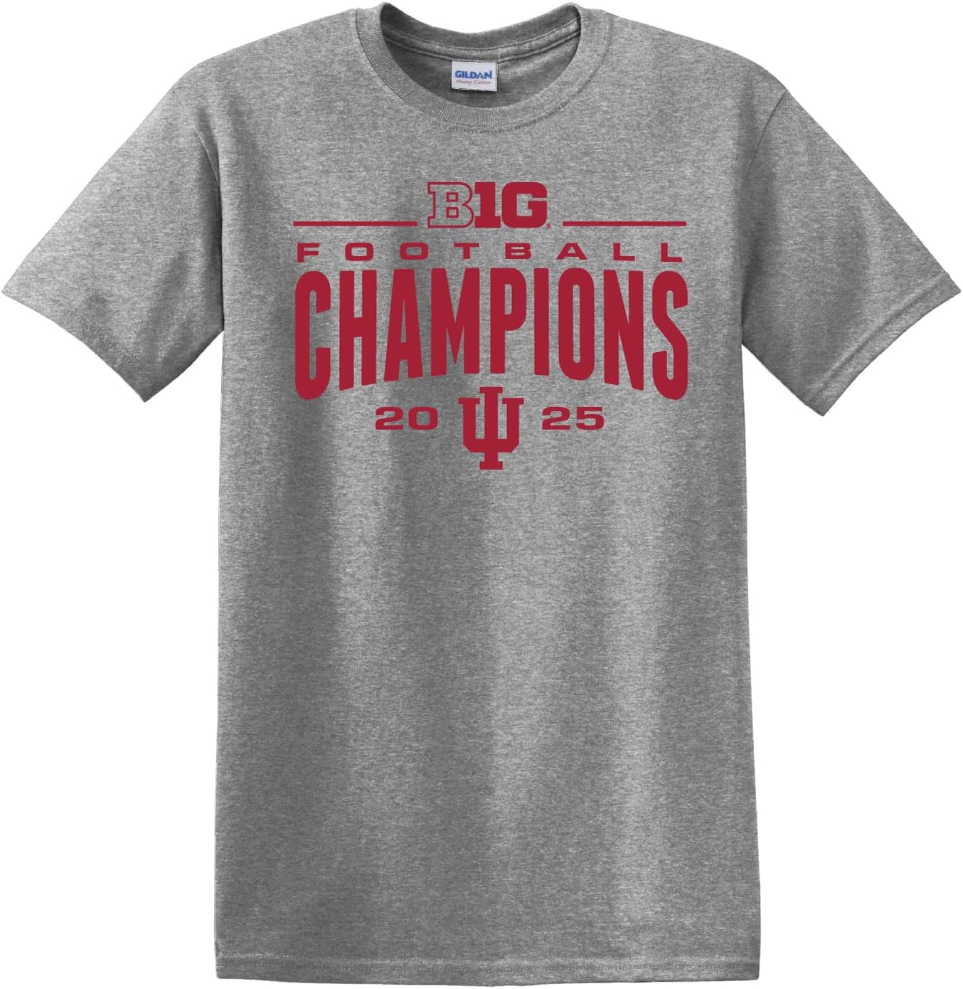 2025 Indiana Big 10 Football Champions T-Shirt, Officially Licensed