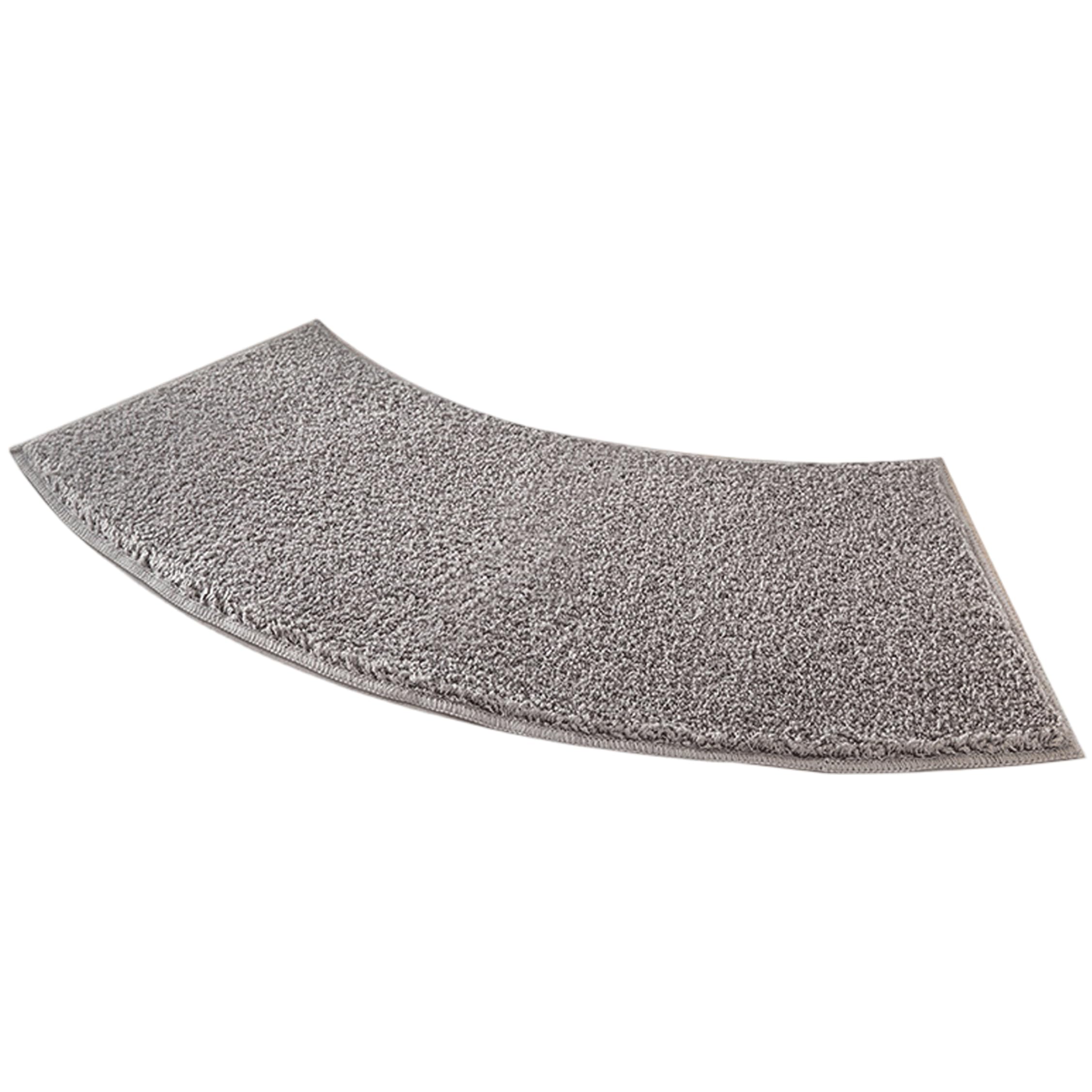 Tapis de sol de douche lavable gris pour salle de bain
