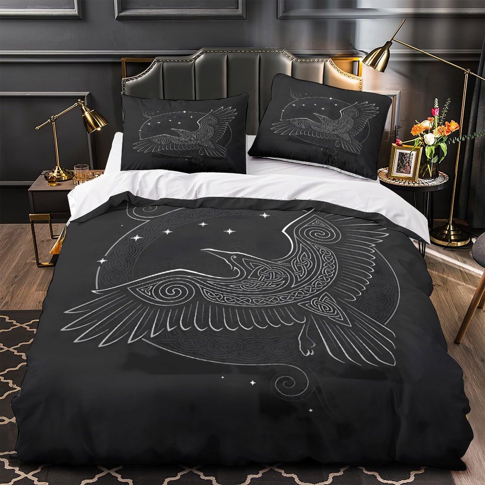 Housse de couette Carte du Monde 260x220 cm grand lit parure microfibre
