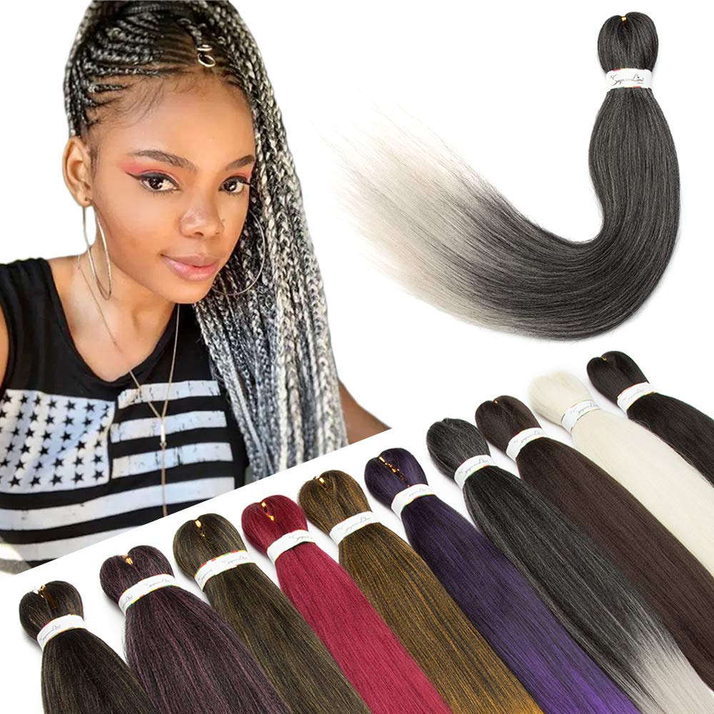 Hairro Box Braiding Hair Pre Stretched Corchet Braids Braid Hair