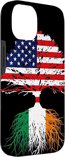 Miniatura 3 de iPhone 14 Irlanda Born Irish Family Roots Irish American Flag Estuche de regalo