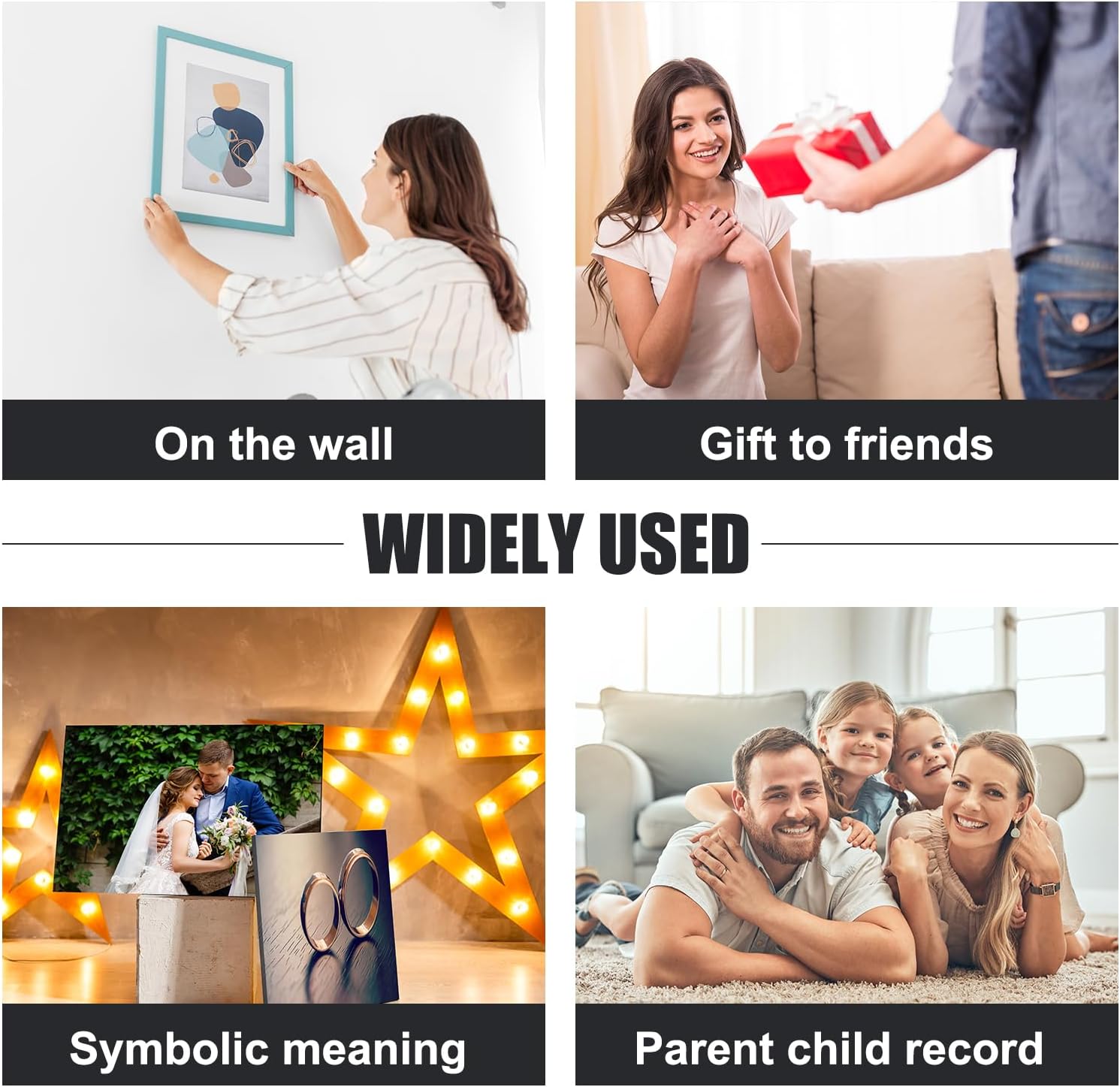 GGSTDDUP 30 PCS Metal Sublimation Photo Blank, 8 x 10 Inch Aluminum Photo Sign Sublimation Poster Art Aluminum Plate for DIY Crafting Gifts (8x10 Inch)