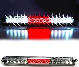 3rd Brake Light for 1997-2004 Ford F150 LED Third Rear Cargo Lamp High Mount Stop light Chrome Housing + Smoke Lens