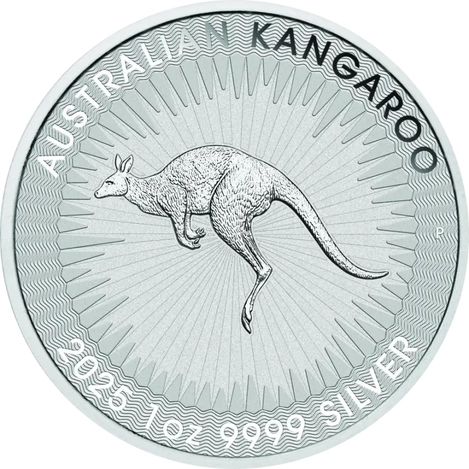 Generisch Känguru, Silbermünze 1 Unze Feinsilber, Australien 2025 in Münzkapsel