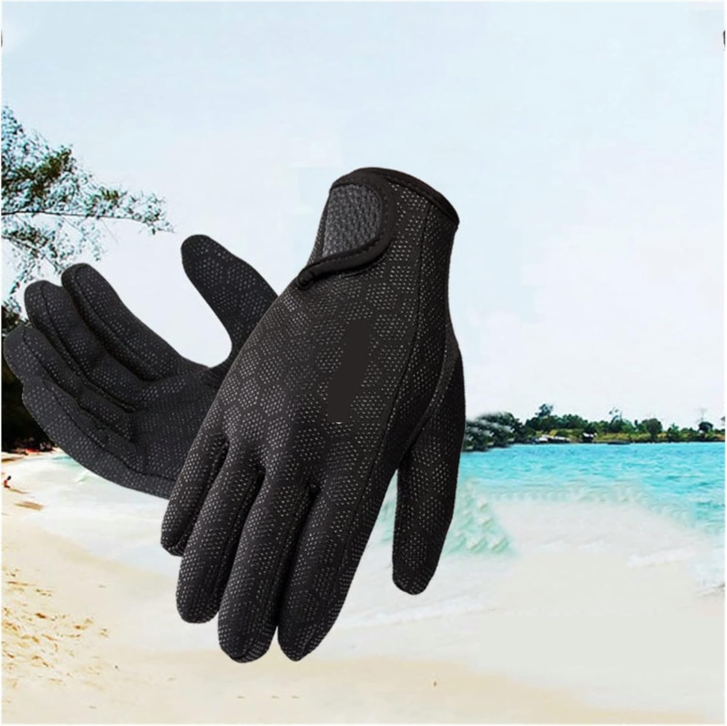 Dive Gloves, 2 Pairs Diving Gloves Anti Slip Soft 1.5 Mm Swimming Scuba for Women Men,for Snorkeling Surfing
