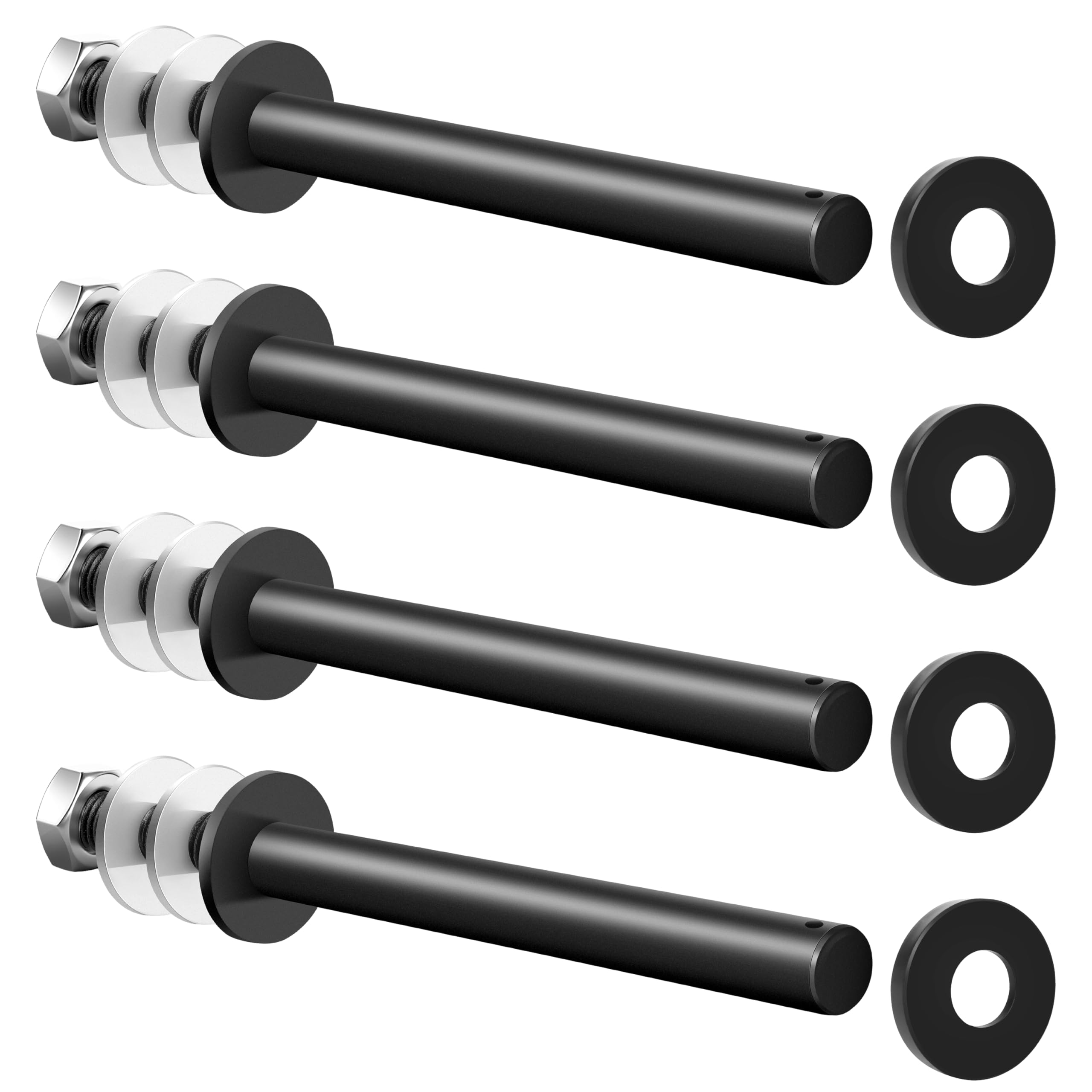 EVERYMATE Estante de almacenamiento para placas de peso, soporte olímpico para discos de peso, almacenamiento de placas de parachoques, organizador de gimnasio en casa