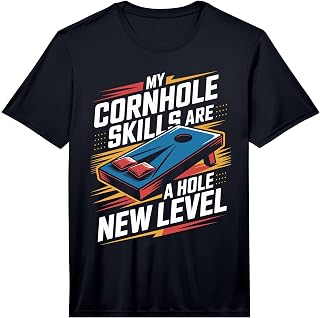 Cornhole Team Champion My Cornhole Skills are A Hole New Performance T-Shirt