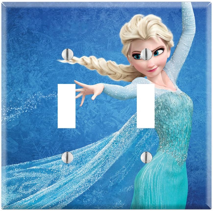 Dual Toggle Wall Switch Cover Plate Decor Wallplate - Elsa