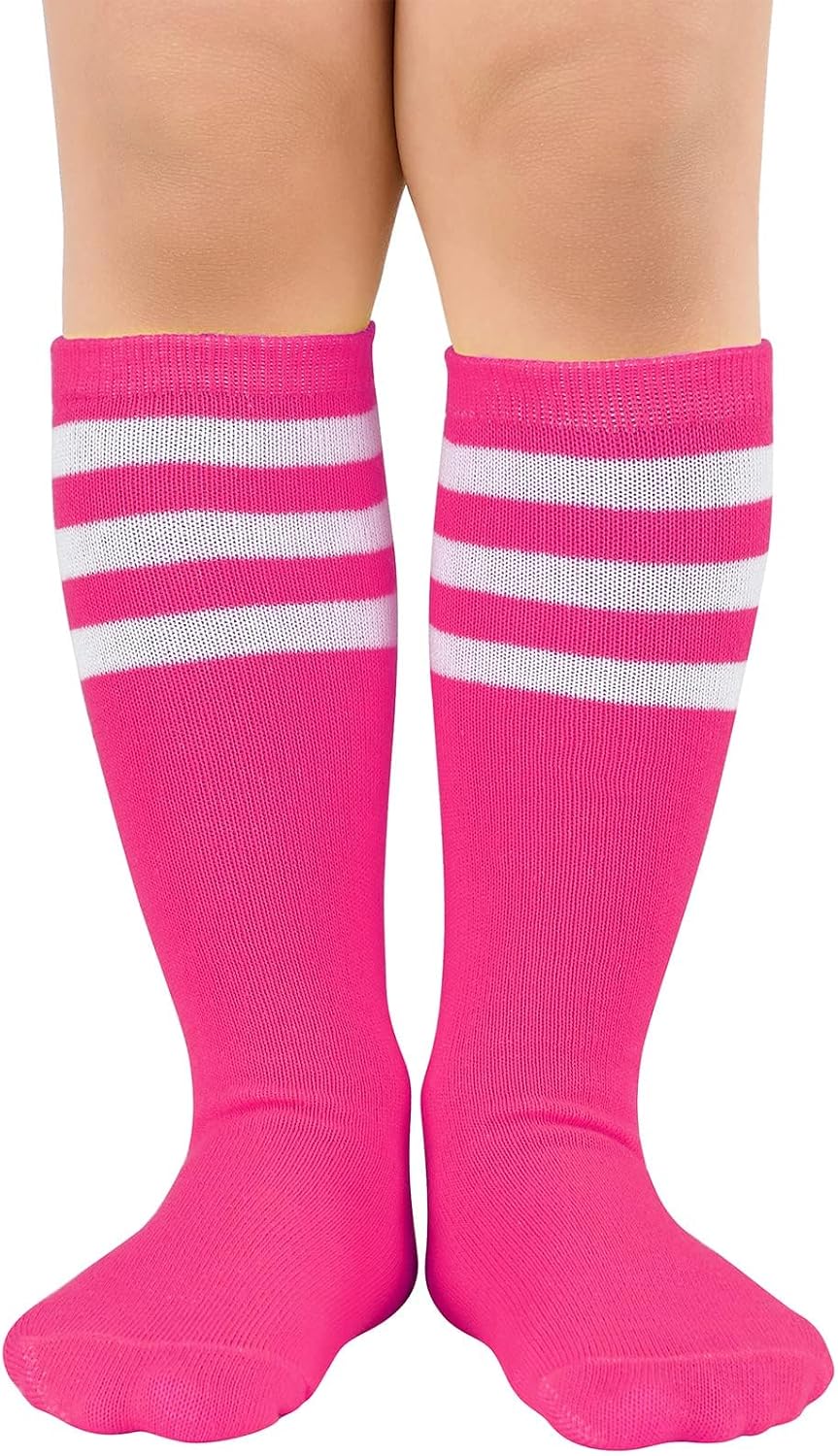 Century Star Toddler Soccer Socks for Girls Boys Baseball Socks Youth Softball Sock Kids Athletic Breathable Sock for Sports