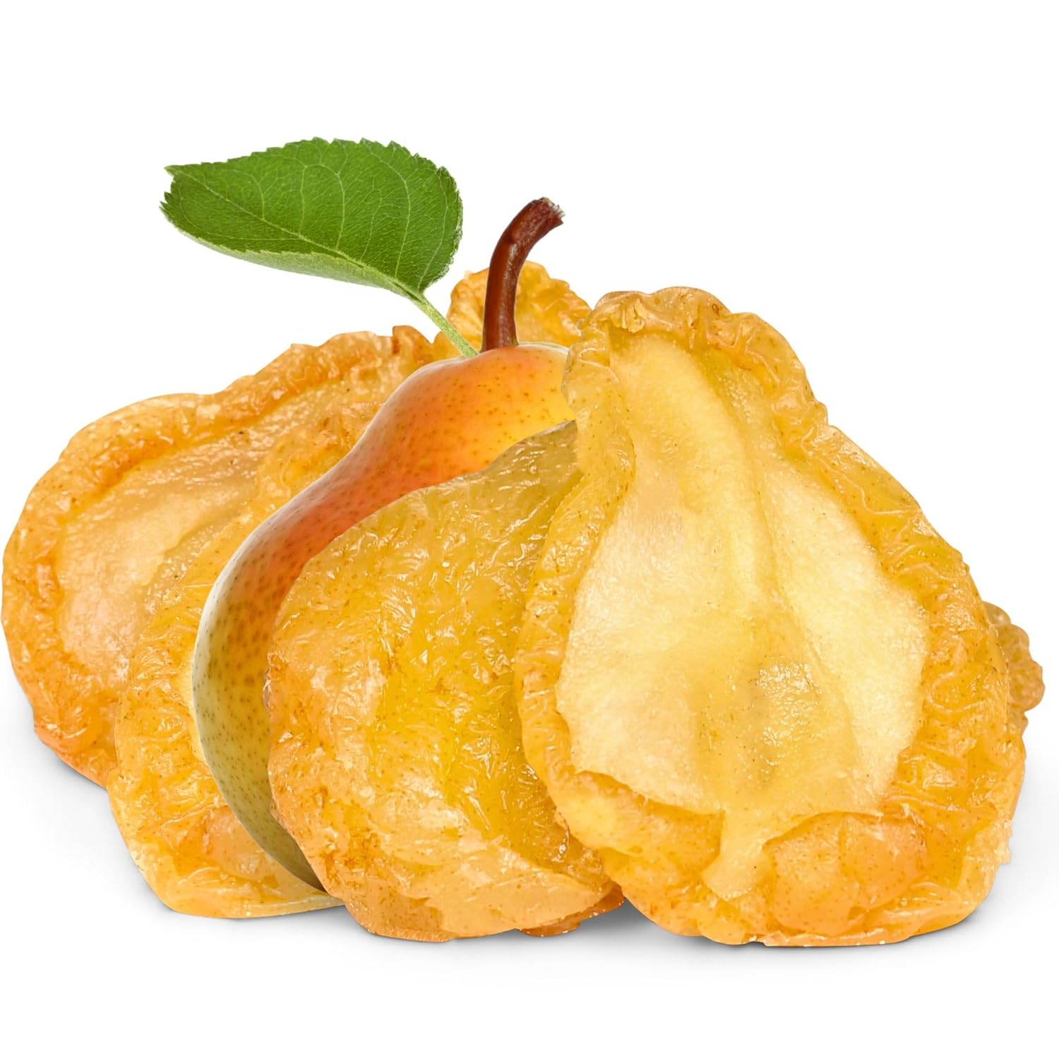 Dried Pears by It's Delish, 5 Lbs Bulk Bag | Fancy California Pear Slices No Sugar Added | Healthy Dried Fruit Snack Food Naturally Sweet Moist and Chewy Dry Fruit Snacks | Vegan, Kosher