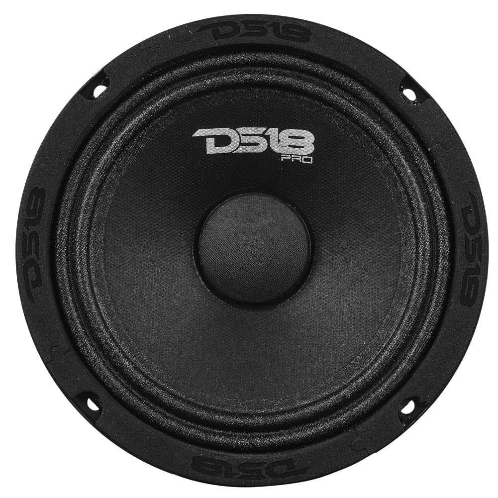 KIT SET PER DS18 PRO-GM6.4PK sistema a 2 vie 16,5 cm 165 mm 6,5", 140 watt rms 480 watt max, 2 midrange e 2 tweeter, 4 ohm, per auto, a coppia