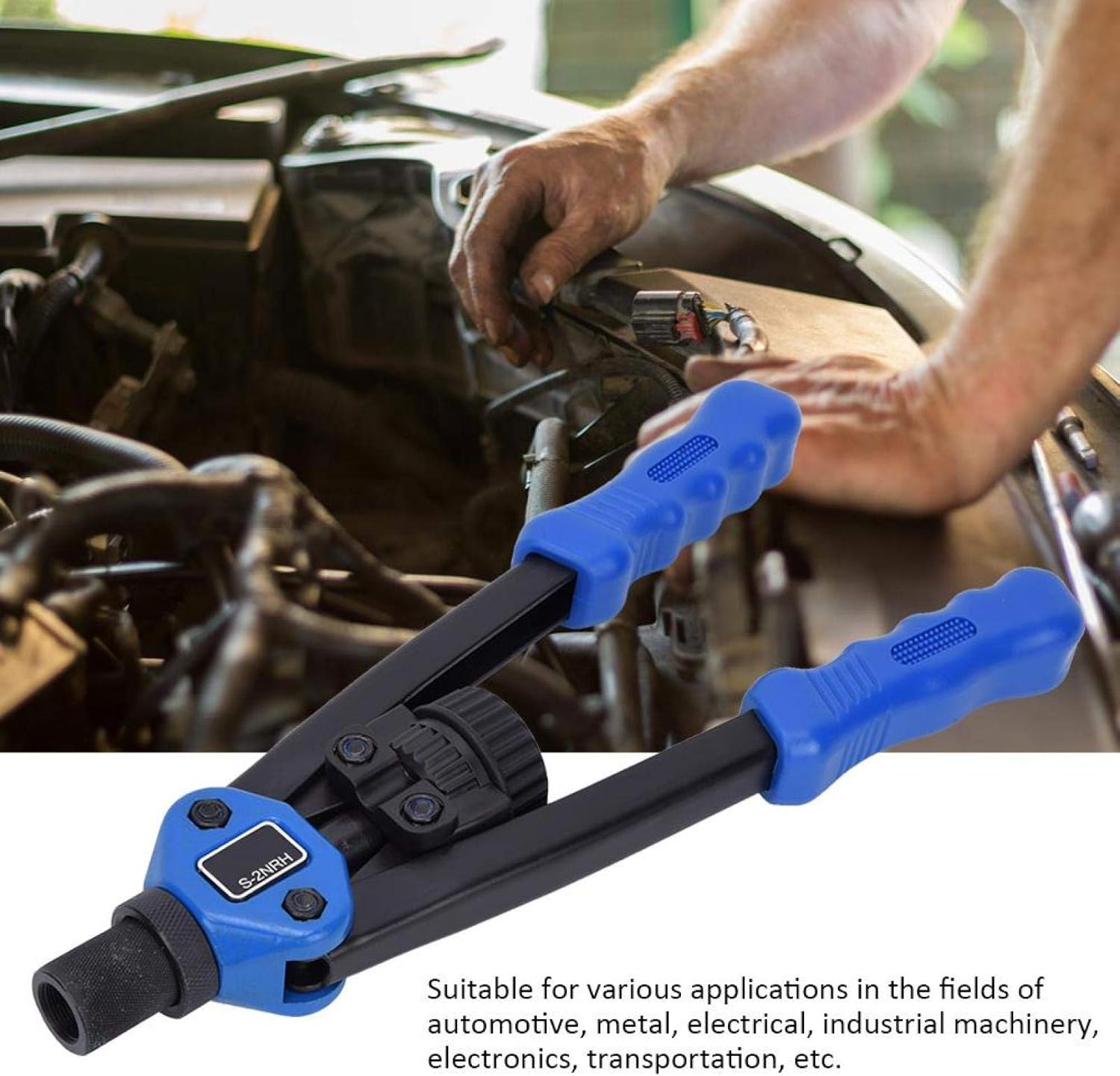 Rivet Tool Kit Manual Rivet Nut Gun Insert Hand Tool Threaded Riveter Gun M3 M4 M5 M6 M8 M10 M12