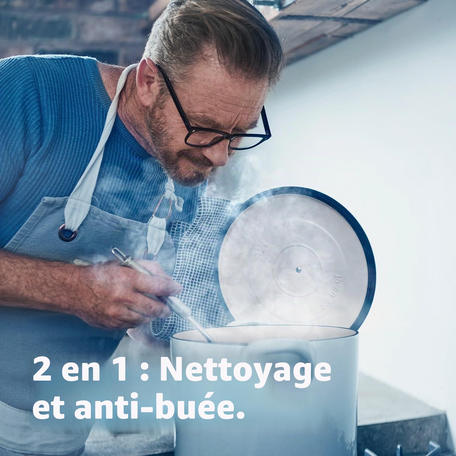 ZEISS Spray anti-buée de 240 ml avec 5 chiffons anti-buée pour une protection durable contre la buée – même en cas d'humidité élevée